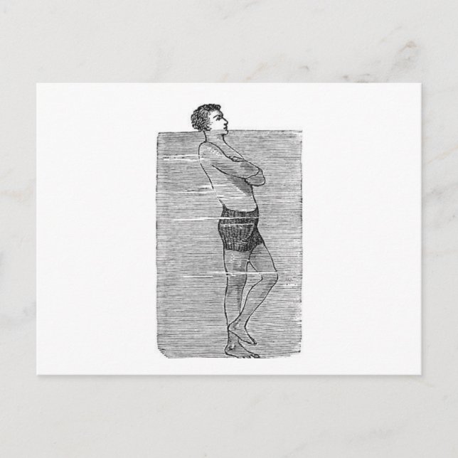 Kopf über Wasser Postkarte  (Vorderseite)