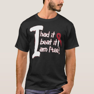 Kopf- und Hals-Kampf-Krebs-Schleife-Pullover T-Shirt