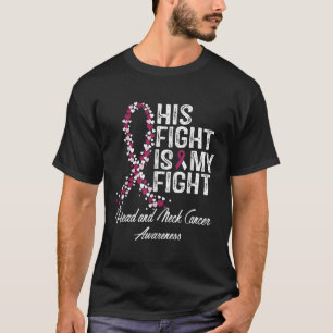 Kopf-und Nackenkrebs Bewusstsein, dass sein Kampf T-Shirt