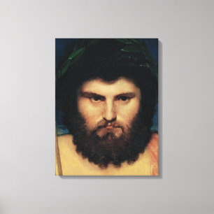 Kopf von Jupiter, Studie für Jupiter und Thetis Leinwanddruck