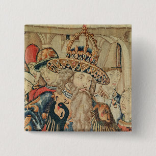 Kopf von Karl der Große, Tournai Werkstatt Button