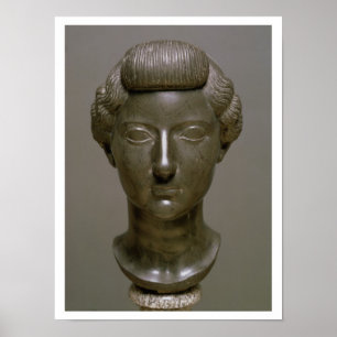 Kopf von Livia Drusilla (ANZEIGE 56 BC-29) Poster