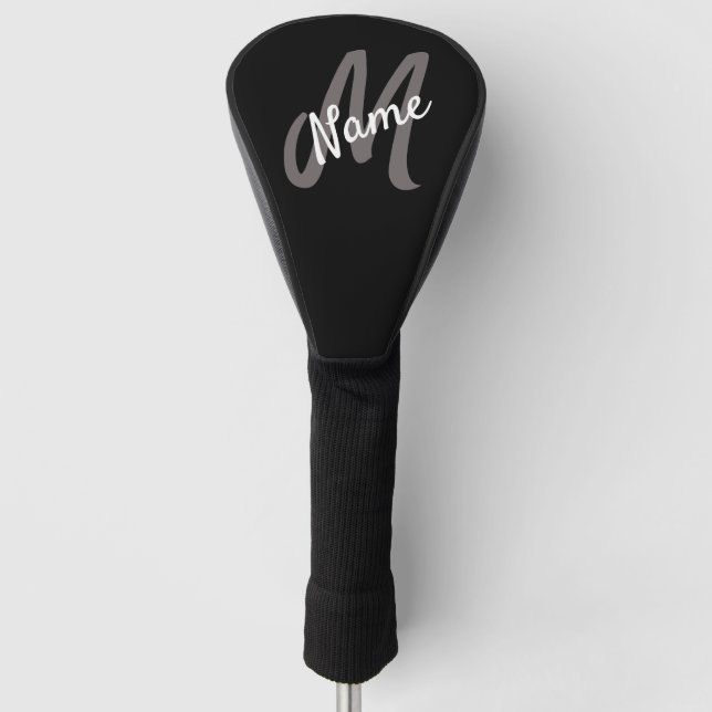 Kopfbedeckung personalisiert und mit Monogramm Golf Headcover (Vorderseite)