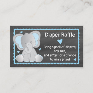 Kopfbrett Elephant Baby Boy Dusche Windeln Windeln Begleitkarte