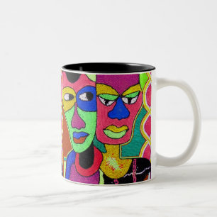 Köpfe 2, Köpfe 2 Zweifarbige Tasse