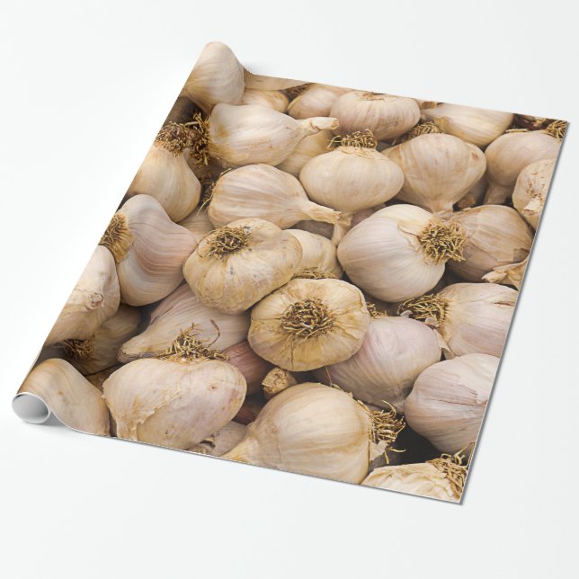 Köpfe des Knoblauchs Geschenkpapier (Ungerollt)