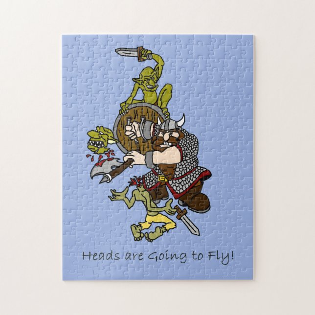 Köpfe fliegen puzzle (Vertikal)