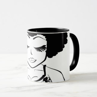Köpfe verbeugte Tasse