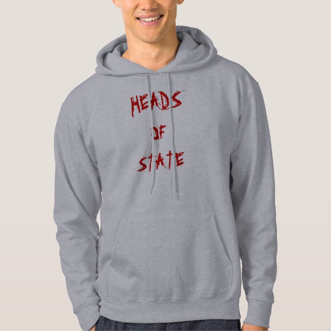 Köpfe von Staat Hoodie - Grau (Vorderseite)