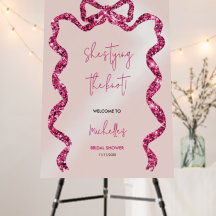 Kopffe das rosa Glitzer-Bug-Brautparty