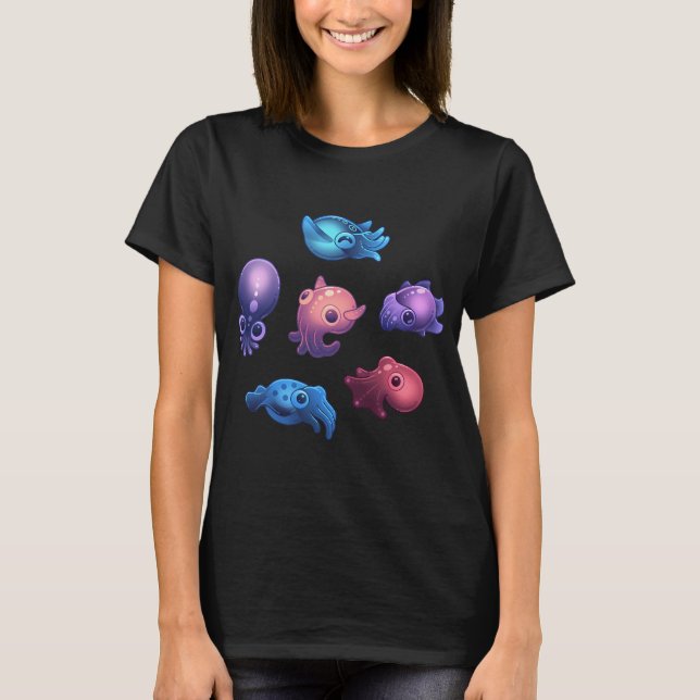 Kopffüßer T-Shirt (Vorderseite)