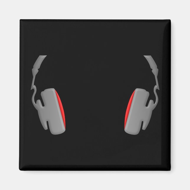 Kopfhörer Cool einfach und elegant Magnet (Vorne)