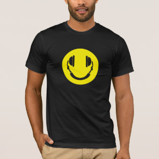 Kopfhörer Lächeln T-Shirt