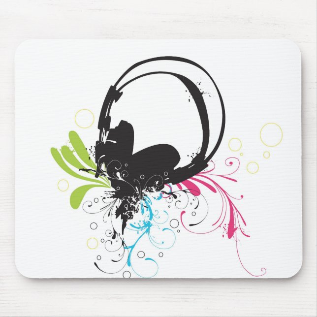 Kopfhörer Mousepad (Vorne)