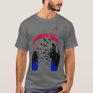 Kopfhörer Musik Cello 2 T-Shirt