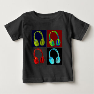Kopfhörer Pop Art Baby T-shirt