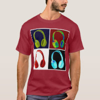 Kopfhörer Pop Art