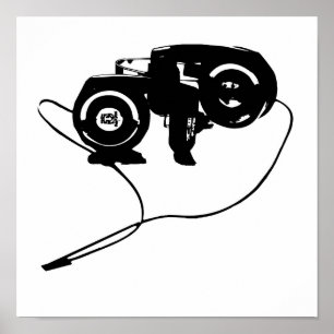 Kopfhörer Poster