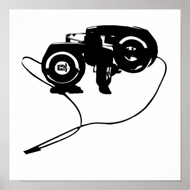 Kopfhörer Poster (Vorne)