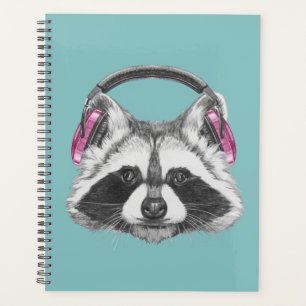Kopfhörer-Raccoon Planer
