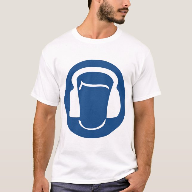 Kopfhörer T-Shirt (Vorderseite)