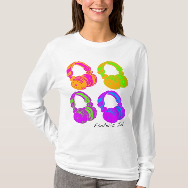 Kopfhörer T-Shirt (Vorderseite)