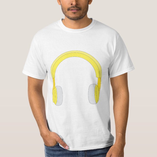 Kopfhörer T-Shirt (Vorderseite)