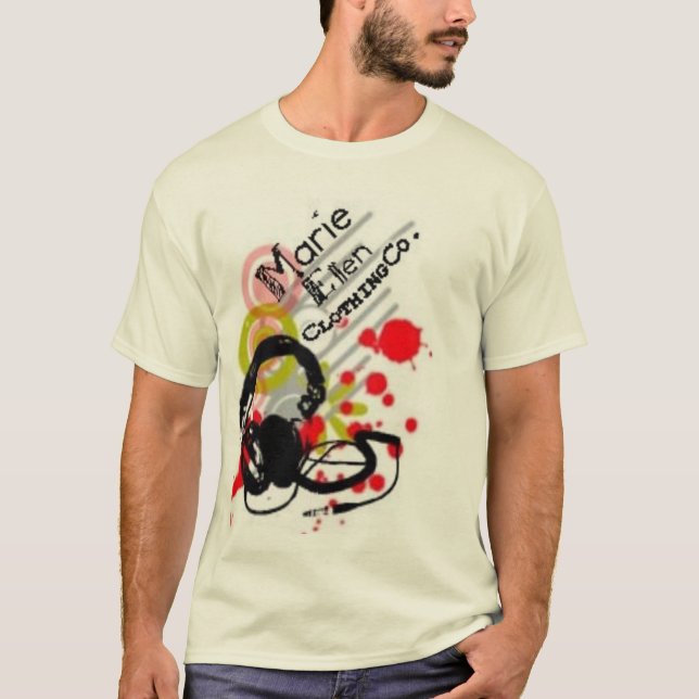 Kopfhörer T-Shirt (Vorderseite)