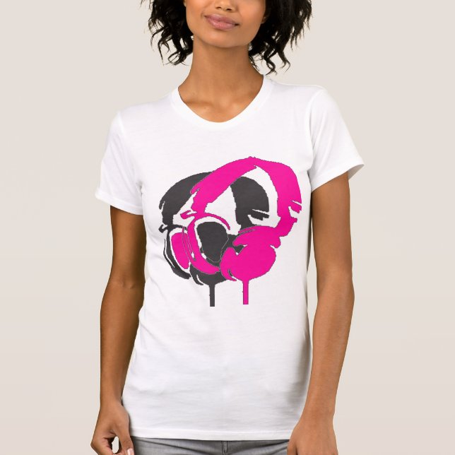 Kopfhörer T-Shirt (Vorderseite)