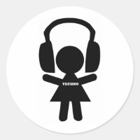 Kopfhörer Techno Music