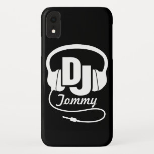 Kopfhörergehäuse mit schwarzem DJ-Namen Case-Mate iPhone Hülle