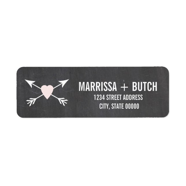 Kopfhörerherz + Arrow-Hochzeitstempel (Vorne)