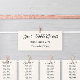 Kopfkarte für den Seekarten-Kopfkeil der Creme Einladung