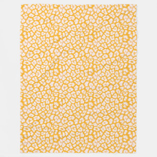 Kopfkissen abstrakter Leopardenprint Fleecedecke