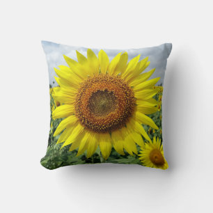 Kopfkissen aus Sonnenblumen Kissen