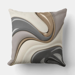 Kopfkissen in abstrakter Grafik Kissen