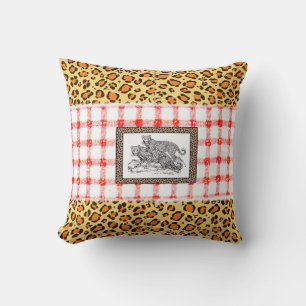Kopfkissen Leopard Kissen