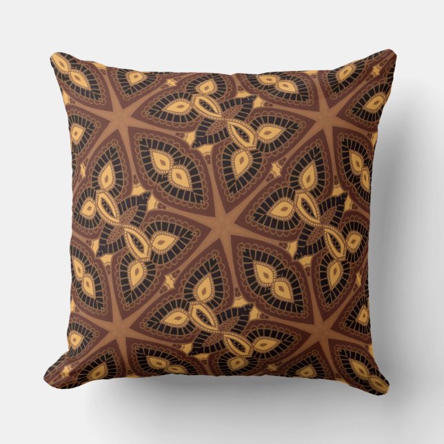 Kopfkissen mit geometrischem Muster Kissen (Vorderseite)