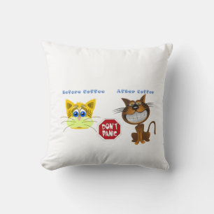 Kopfkissen vor dem Kaffee weiß Kissen