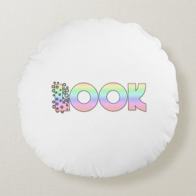 Kopfkissen zum Verkauf ! Rundes Kissen (Vorderseite)