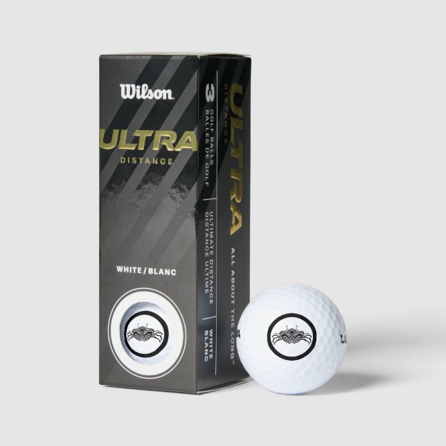 Kopfkratze im Kreis Golfball (Verpackungen)
