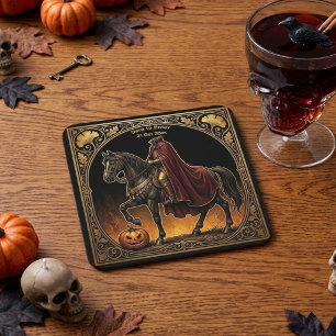 Kopfloser Reiter Sleepy Hollow Gold Verziert Schwa Getränkeuntersetzer