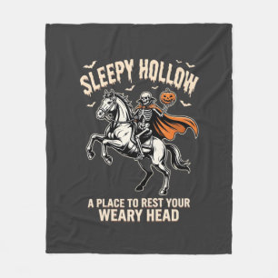Kopfloser Reiter Sleepy Hollow Halloween T-Shirt  Fleecedecke