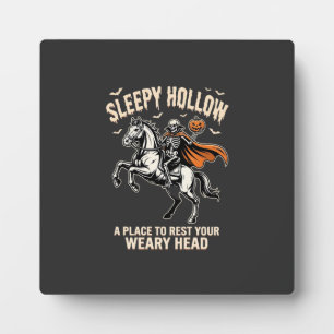 Kopfloser Reiter Sleepy Hollow Halloween T-Shirt Fotoplatte