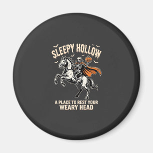Kopfloser Reiter Sleepy Hollow Halloween T-Shirt  Magnet