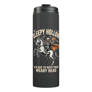 Kopfloser Reiter Sleepy Hollow Halloween T-Shirt  Thermosbecher