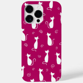 KOPFPINK MIT WEISSER SITZKETTE Case-Mate iPhone 14 PRO MAX HÜLLE