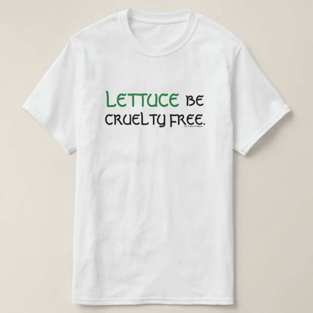 Kopfsalat ist das Grausamkeits-freie Shirt (weiß) (Design vorne)