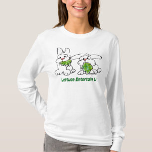Kopfsalat unterhalten u-Cartoon-Kaninchen T-Shirt