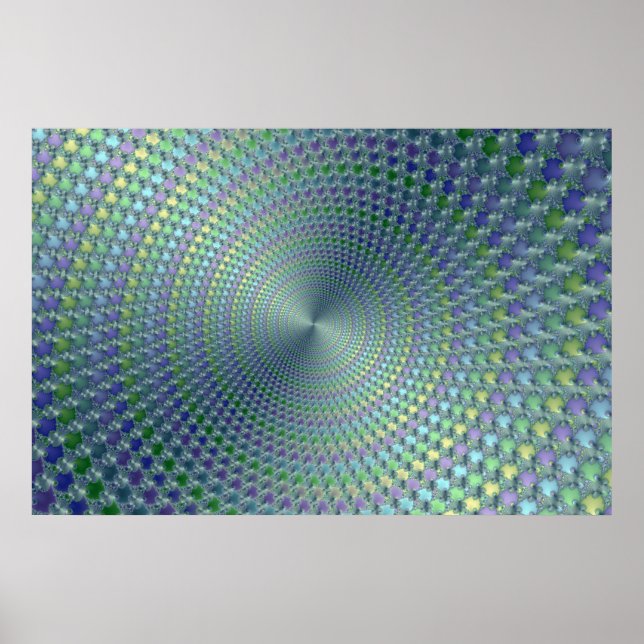 Kopfschmerzen - Fraktal Poster (Vorne)